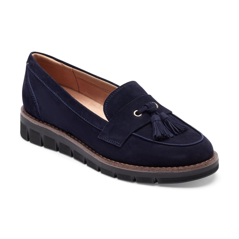 Easy Spirit Women's Vienne eFlex Tassels Slip-On Loafers- Wide Width- Size 7.5